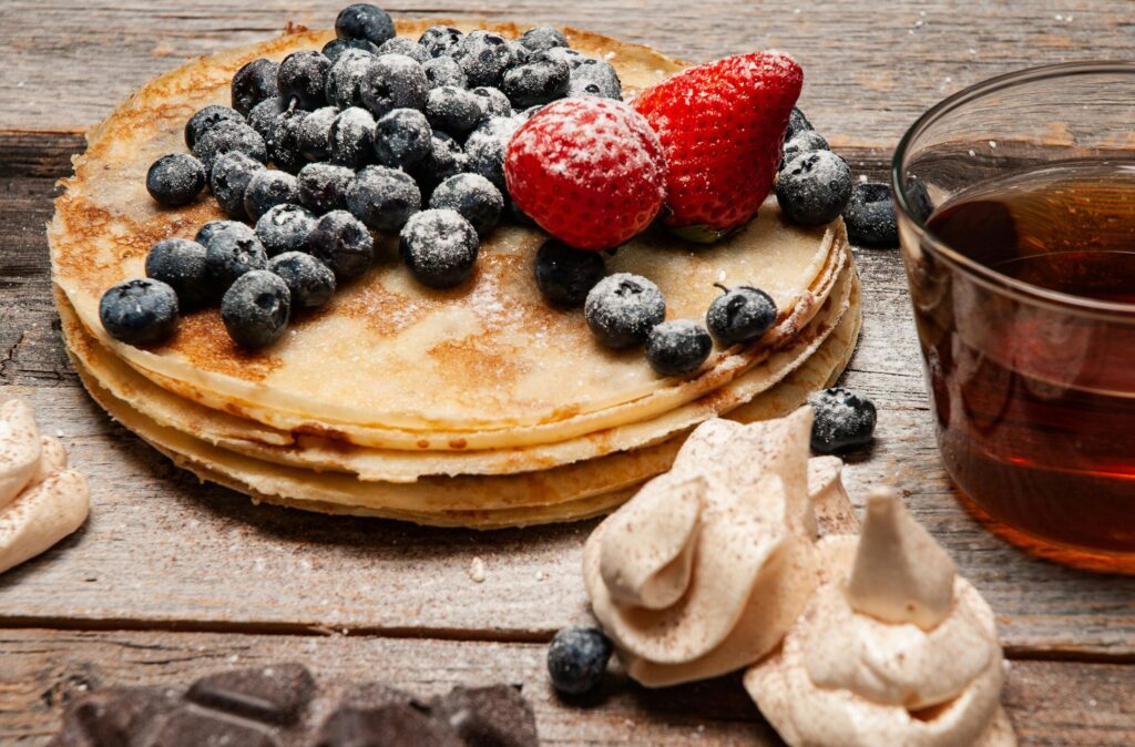Healthy Breakfast Pancake Bar